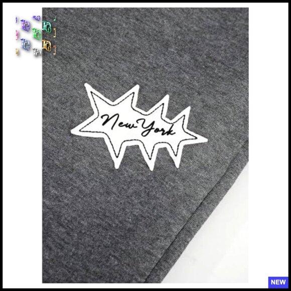 Men's Baggy Sweatpants Y2K Star Graphic Print Wide Leg Jogger Track Pants - Picture 4 of 5